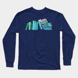 Literary Naps Blue Long Sleeve T-Shirt